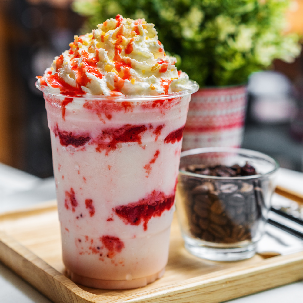 Frappe de fresa