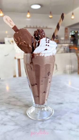 Frappe de chocolate