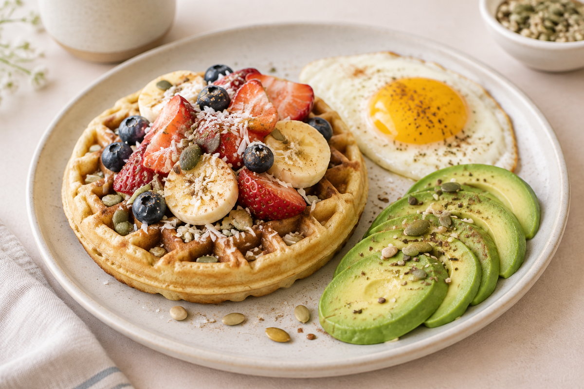 Waffle orgánico