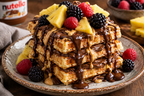 Waffle clásico con 1 topping